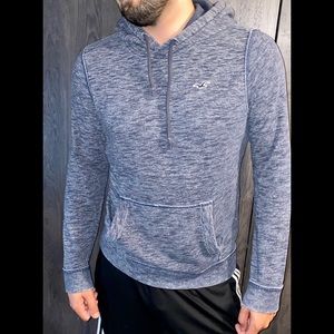 Blue Hollister hoodie